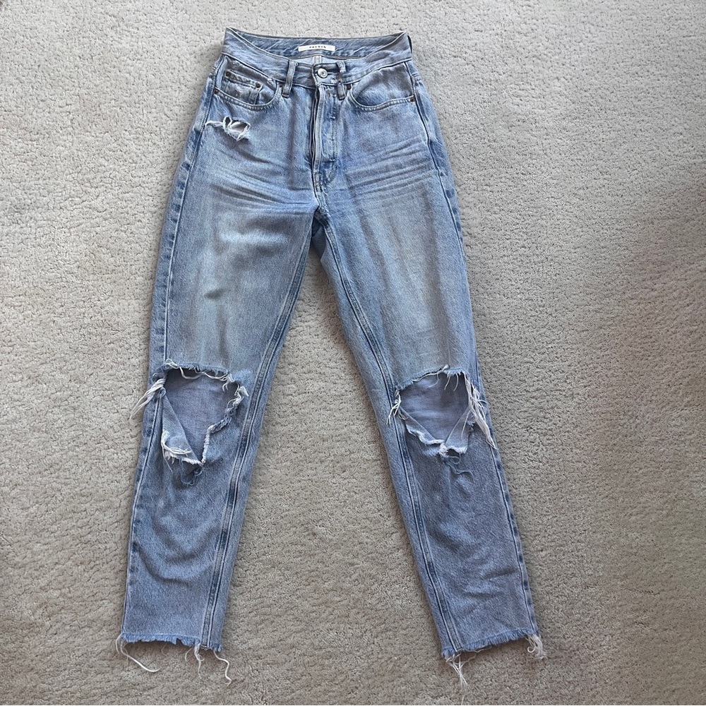 Distressed Light Blue Women's Jeans
